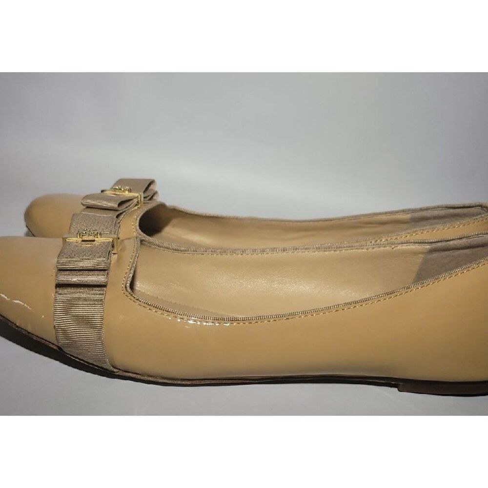 Tory Burch Tan Patient Flats 10.5M - Picture 6 of 9
